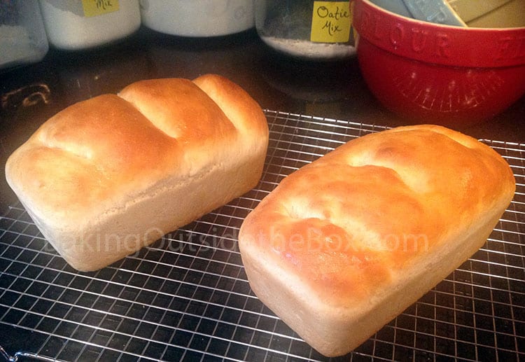 i hour bread recipe bakes up quickly.