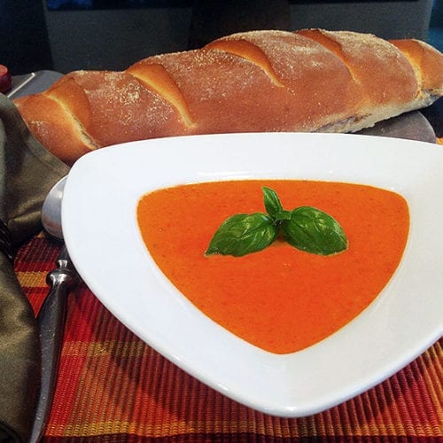 Fresh Tomato Soup Recipe  Laura in the Kitchen - Internet Cooking