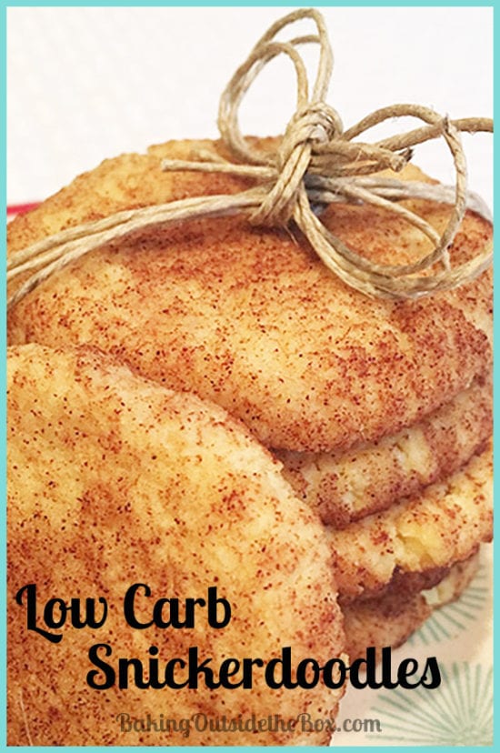 Low Carb Snickerdoodles Recipe - Keto Cookies - Baking ...