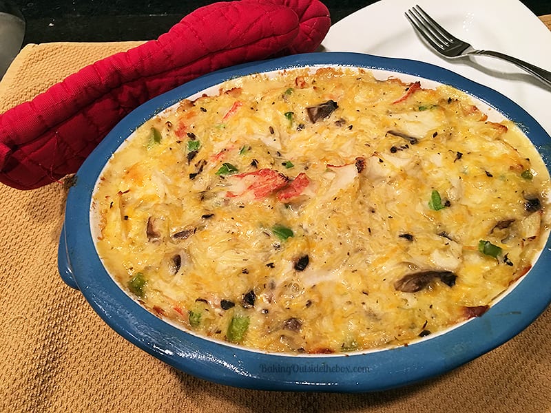 Crab Tetrazzini ~ Low Carb - Baking Outside the Box